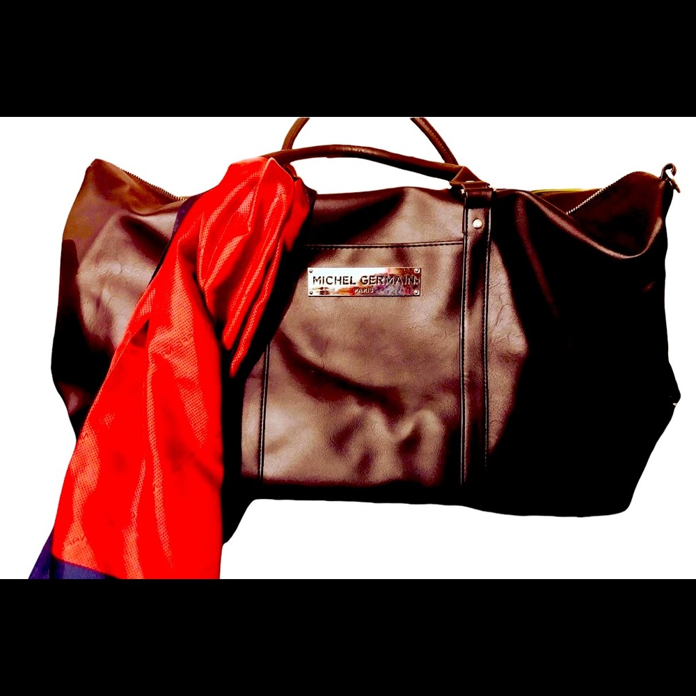 Never used Michel Germain Designer Weekender Bag‼️🖤